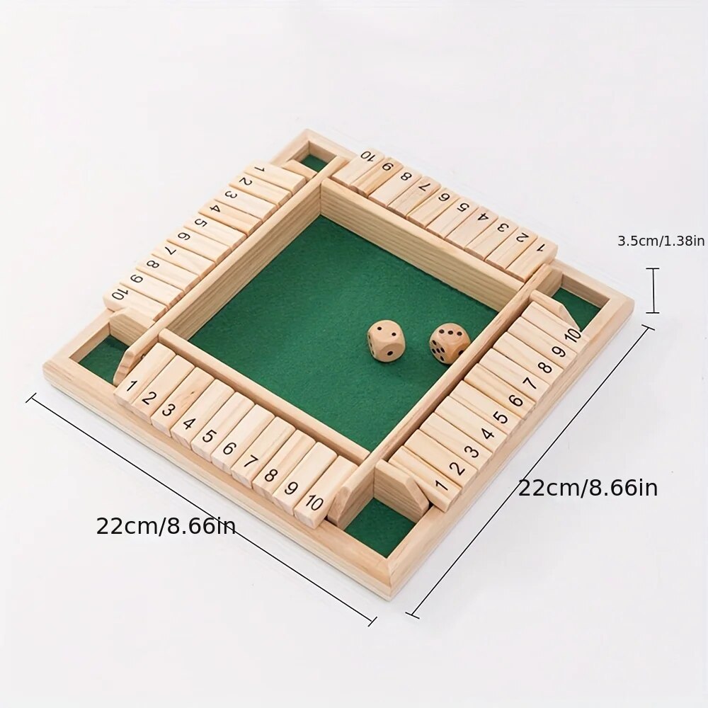 Houten dobbelstenen bordspel S - Board Game Azul recensie en prijs